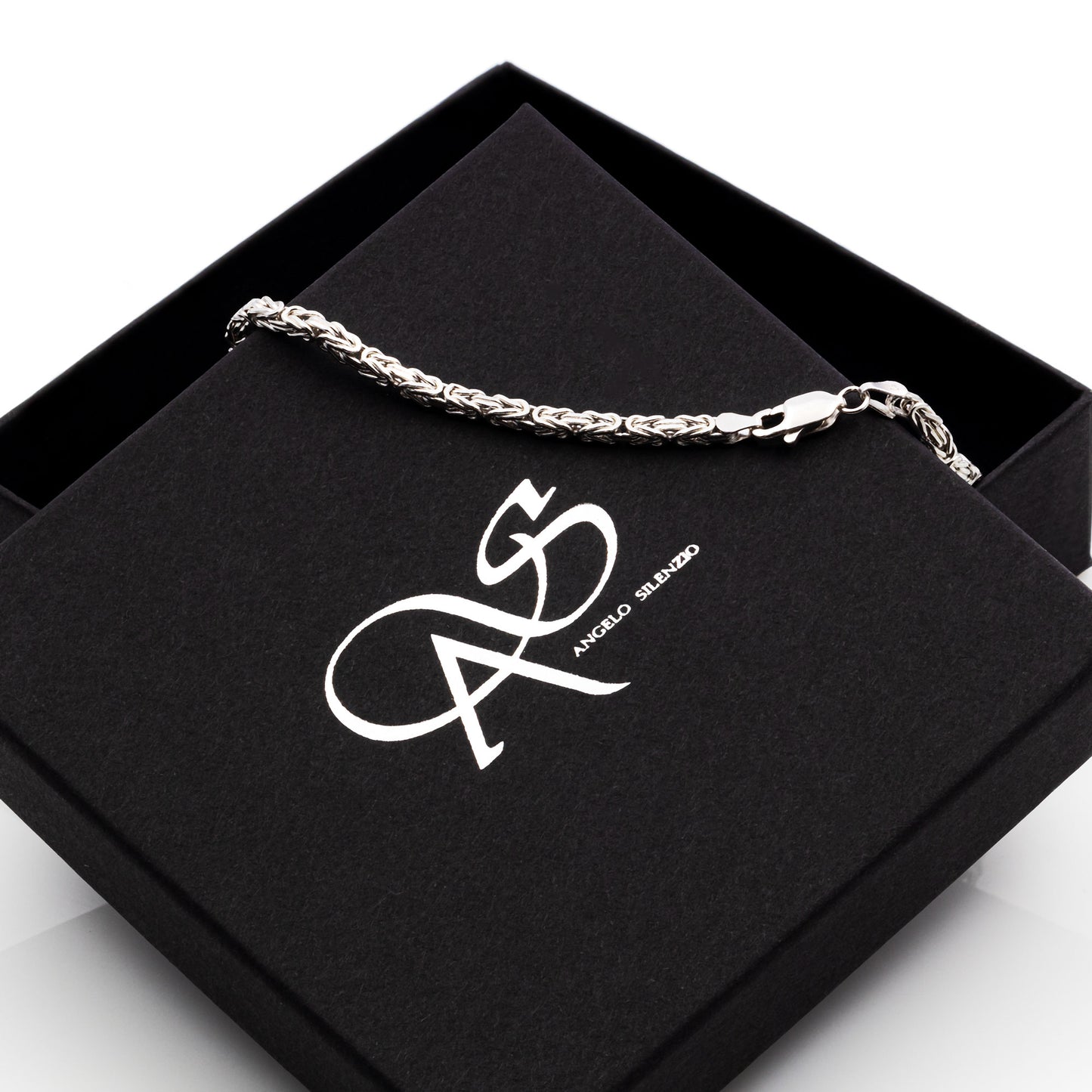 925 Sterling Silber Byzantinischer Armband