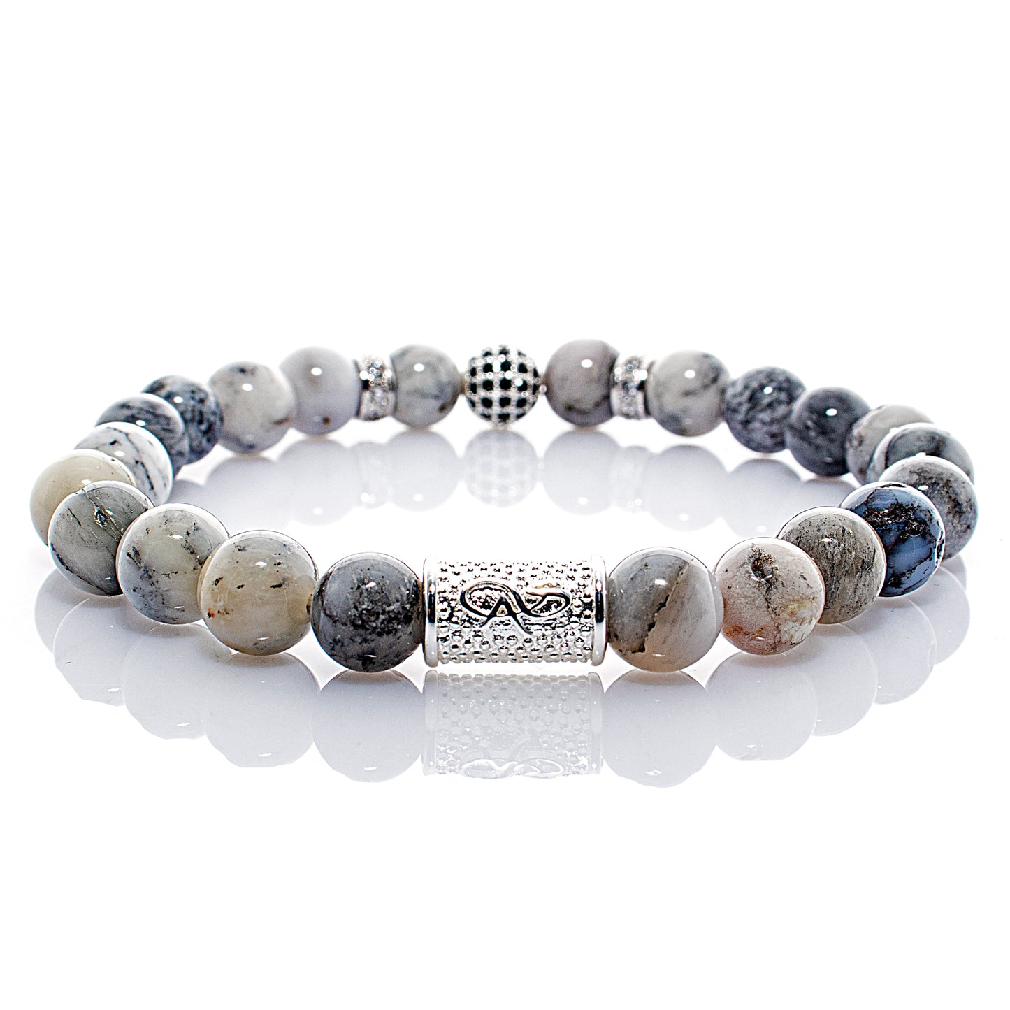 Achat Perlen Royal Crown 925 Sterling Silber