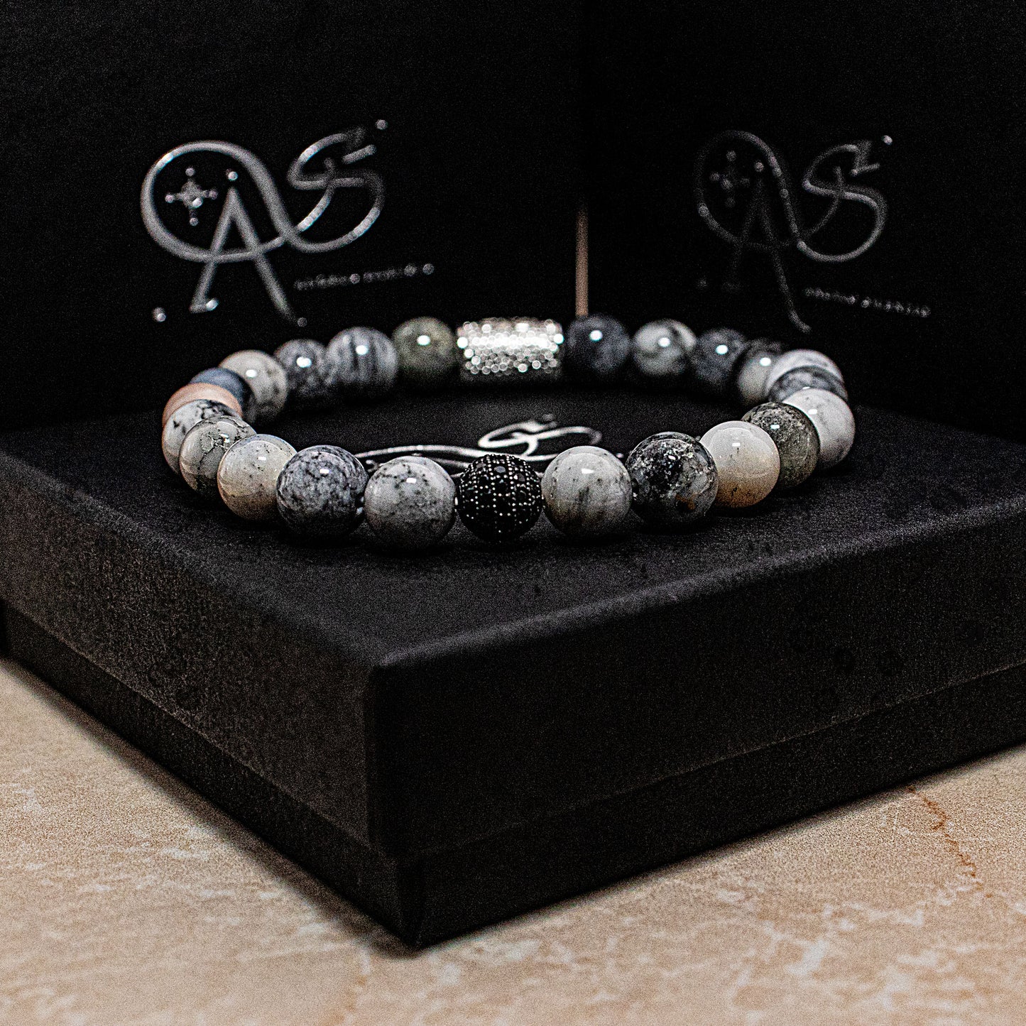 Achat Perlen Royal Beads 925 Sterling Silber