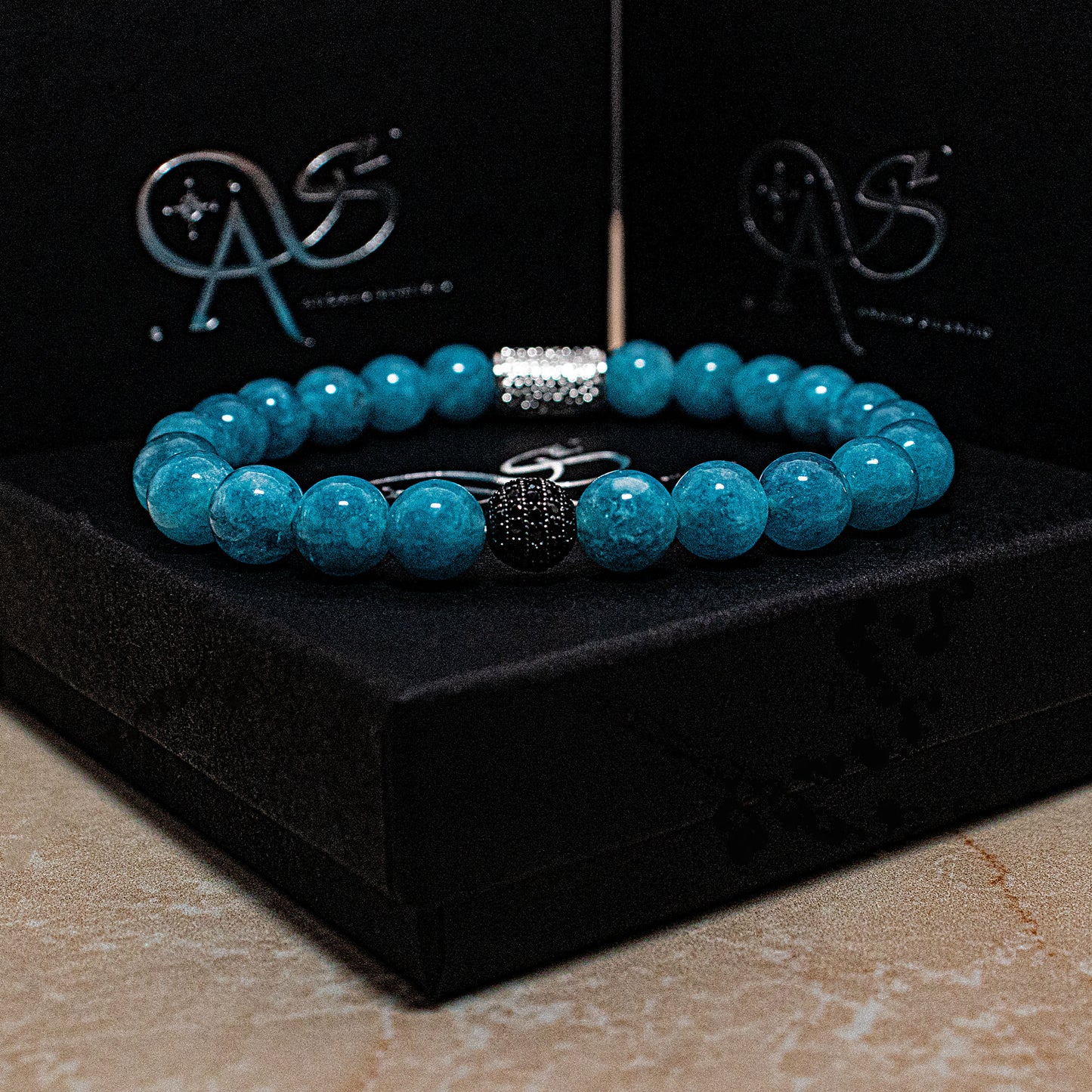 Amazonite Perlen Royal Beads 925 Sterling Silber