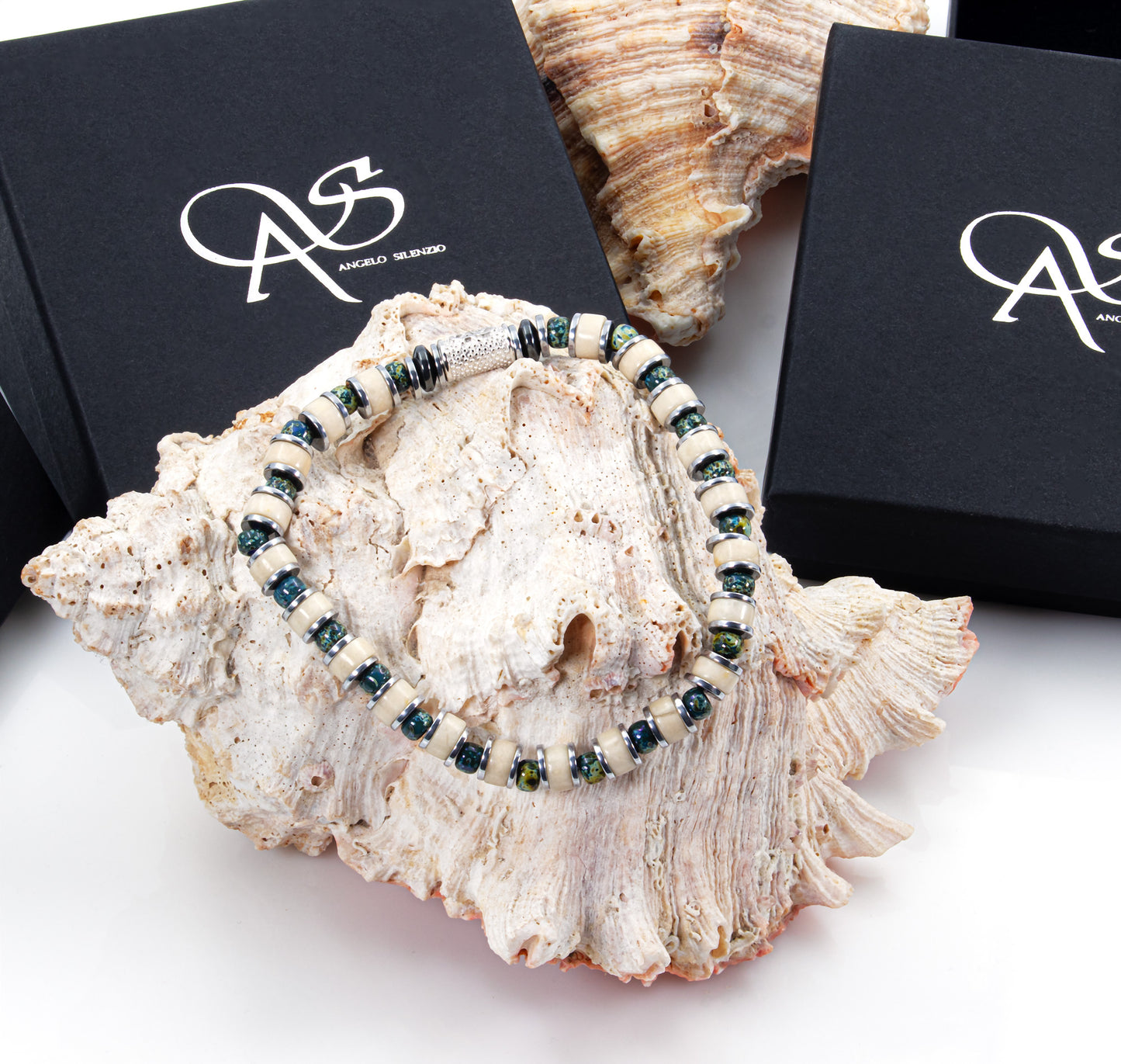 Riverstone Miyuki Perlen 925 Sterling Silber Rohdiniert 6mm