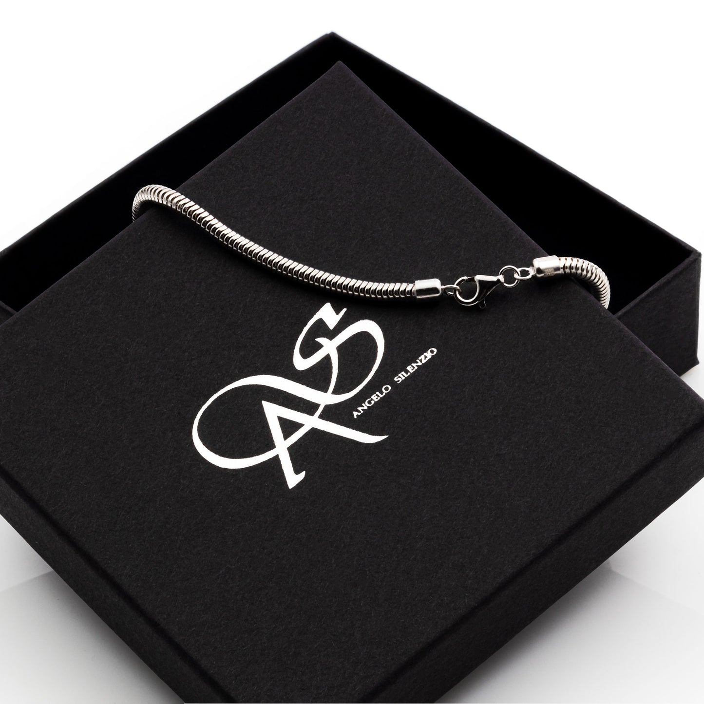 925 Sterling Silber Schlangenkette Armband