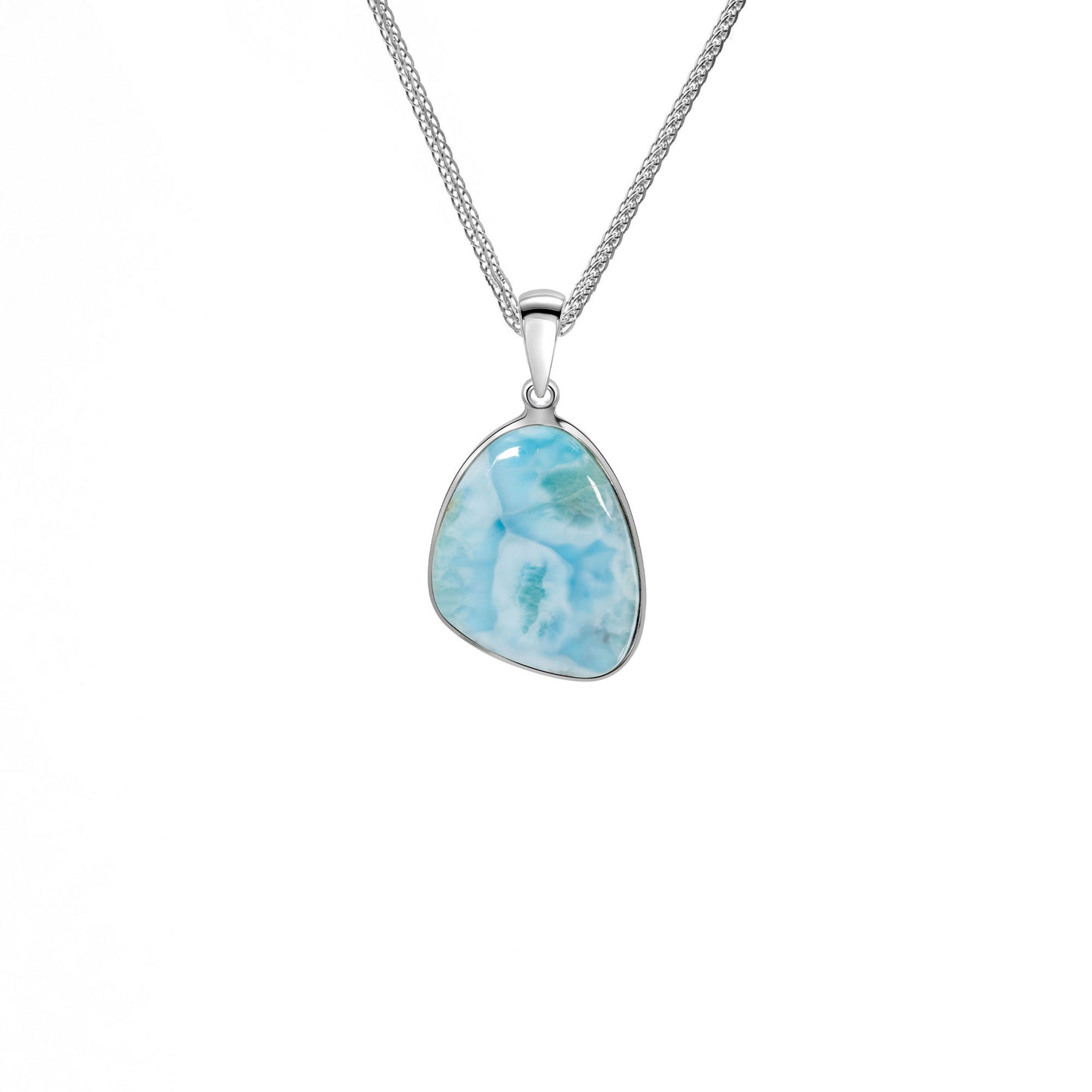Larimar 925 Sterling Silber Anhänger
