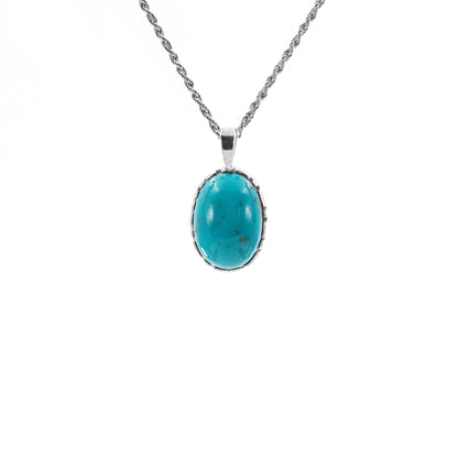Armenischer Türkis 925 Sterling Silber Anhänger