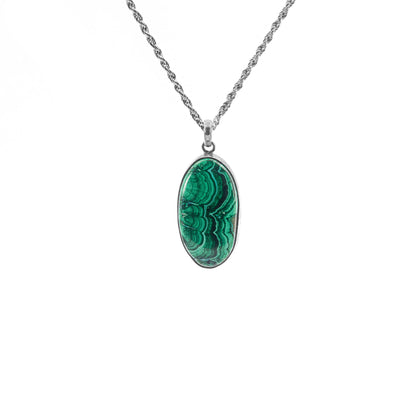 Chrysocolla 925 Sterling Silber Anhänger