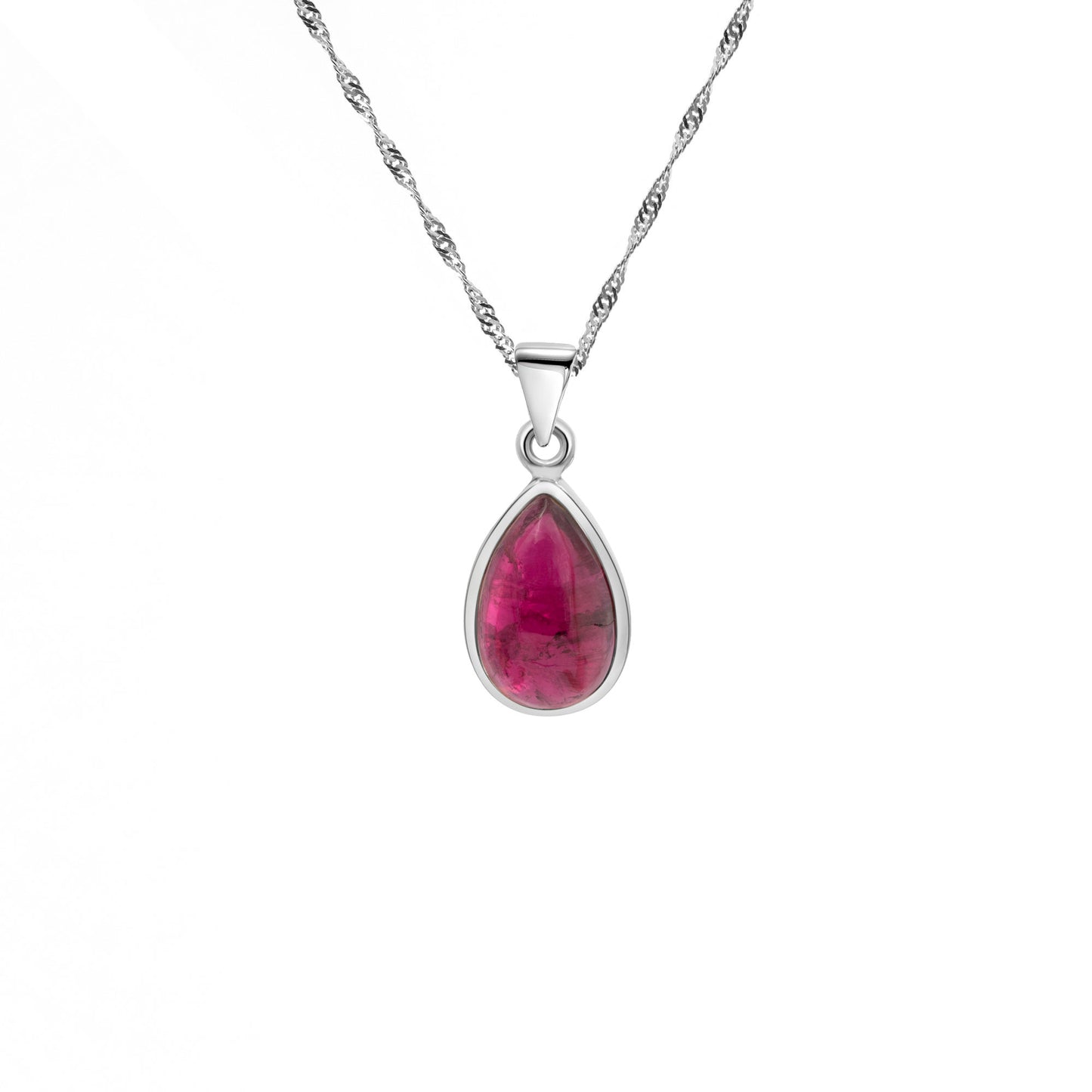 Turmalin 925 Sterling Silber Anhänger