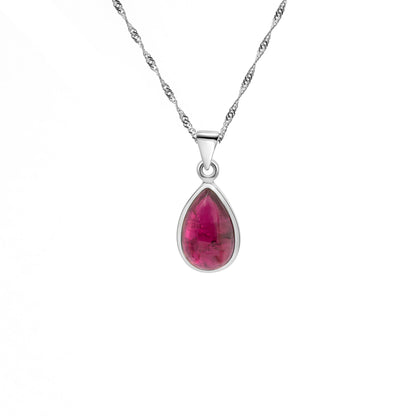 Turmalin 925 Sterling Silber Anhänger