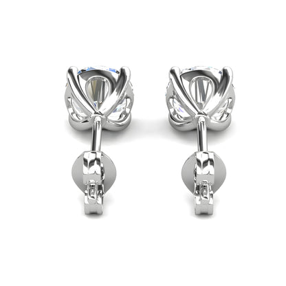 Ohrring 925 Sterling Silber Moissanit Diamant 0,5 Karat