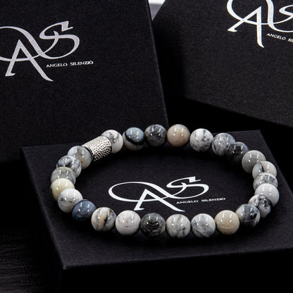Achat Perlen 925 Sterling Silber