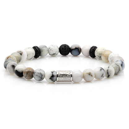 Achat SilverLine Zirkon 8mm R 925 Sterling Silber Rohdiniert