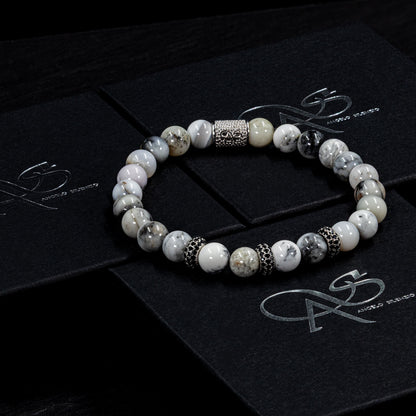 Achat SilverLine Zirkon 8mm R 925 Sterling Silber Rohdiniert