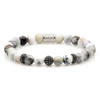 Achat SilverLine Zirkon 8mm R 925 Sterling Silber Rohdiniert