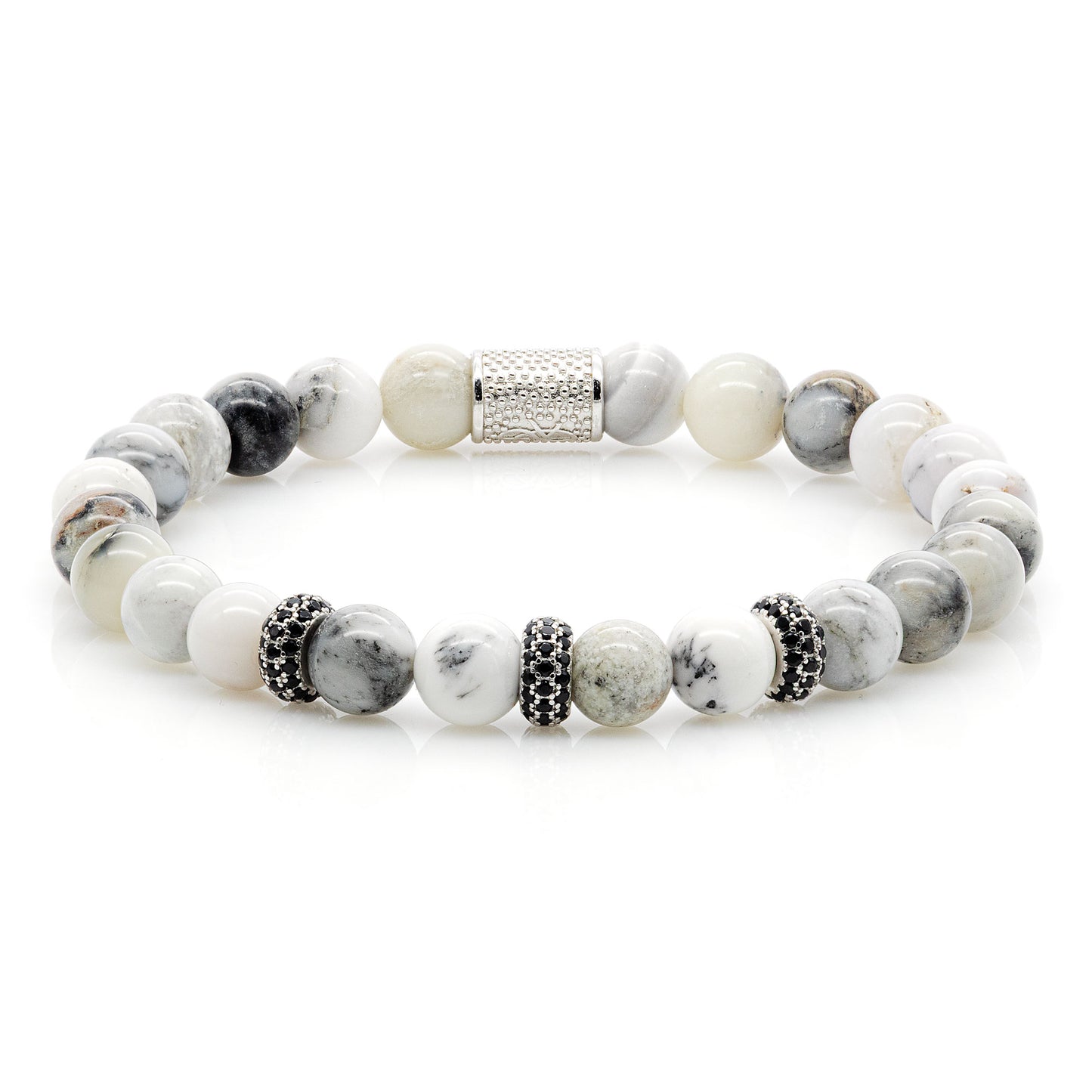 Achat SilverLine Zirkon 8mm R 925 Sterling Silber Rohdiniert