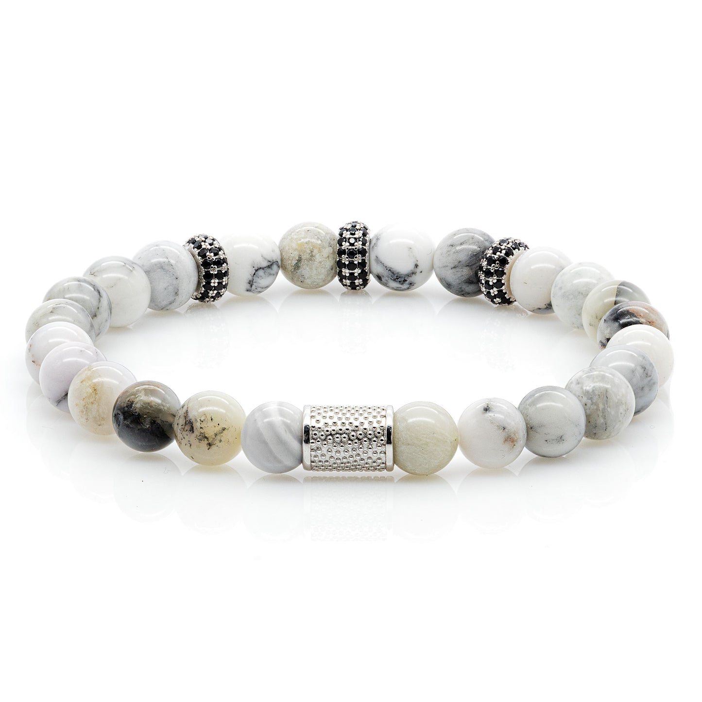Achat SilverLine Zirkon 8mm R 925 Sterling Silber Rohdiniert