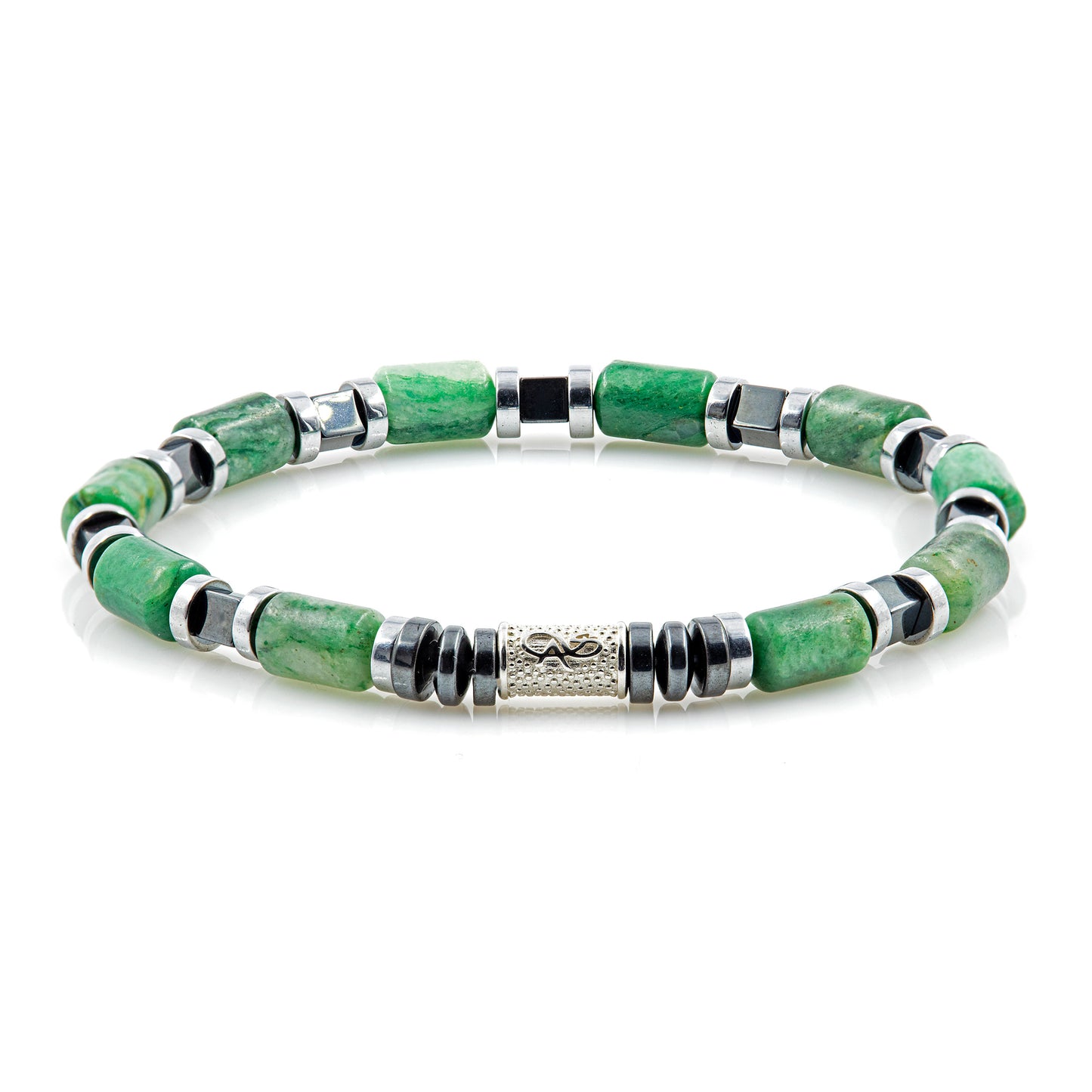 African Green Jade Perlen 6mm Cube Silver 925 Sterling Silber