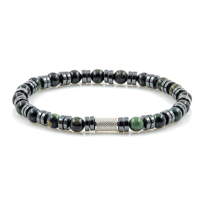 African Türkis 6mm Perlen Disk F 925 Sterling Silber