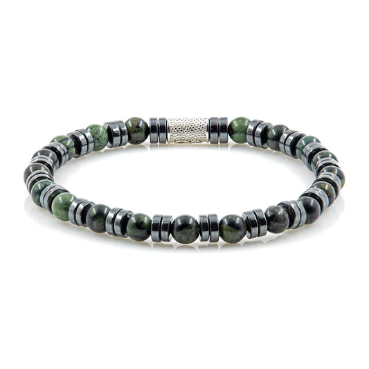 African Türkis 6mm Perlen Disk F 925 Sterling Silber