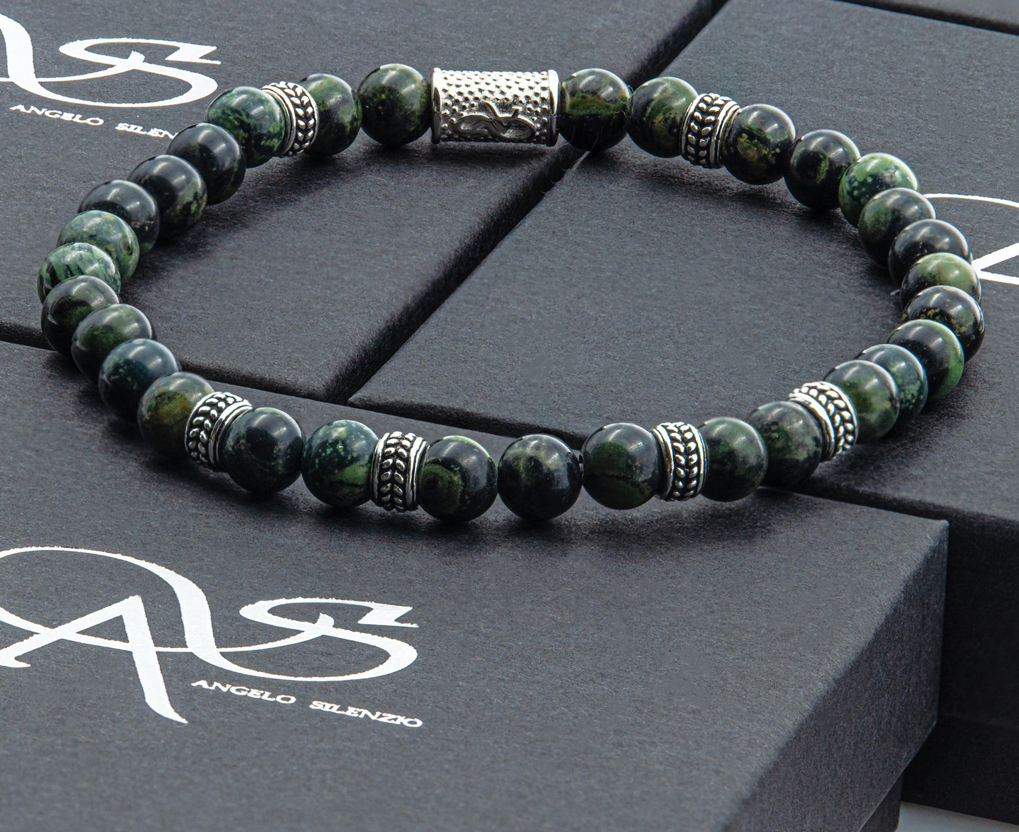 African Türkis Silver Orzo 6mm 925 Sterling Silber Rohdiniert