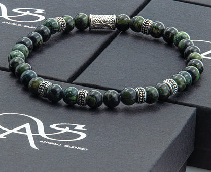 African Türkis Silver Orzo 6mm 925 Sterling Silber Rohdiniert