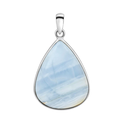 Blau Opal 925 Sterling Silber Anhänger