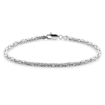 925 Sterling Silber Byzantinischer Armband