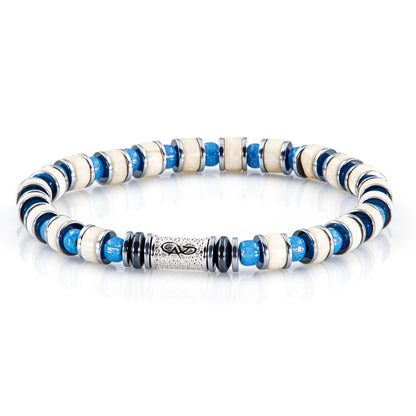 Riverstone Miyuki Perlen 925 Sterling Silber Rohdiniert 6mm
