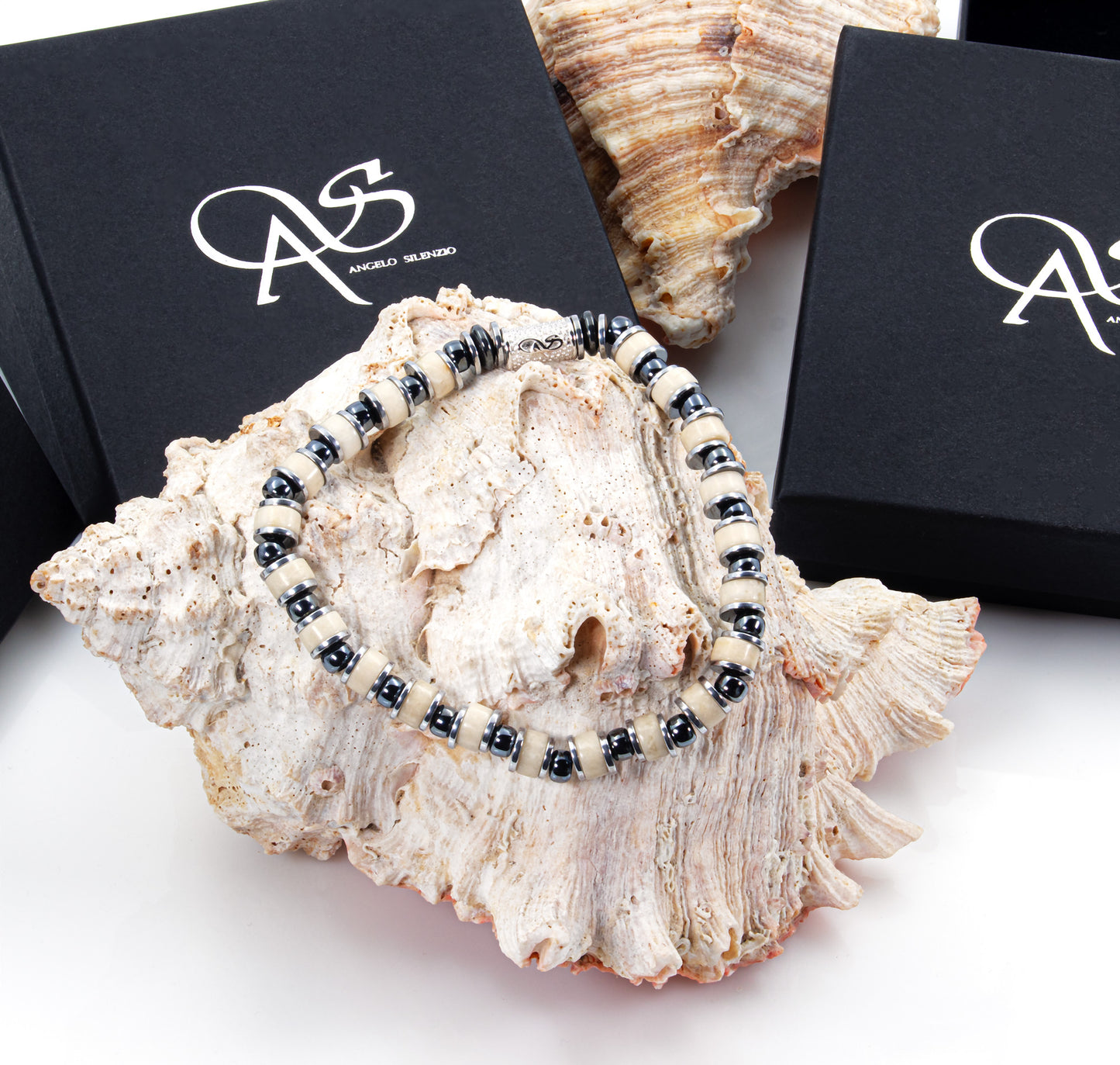 Riverstone Miyuki Perlen 925 Sterling Silber Rohdiniert 6mm