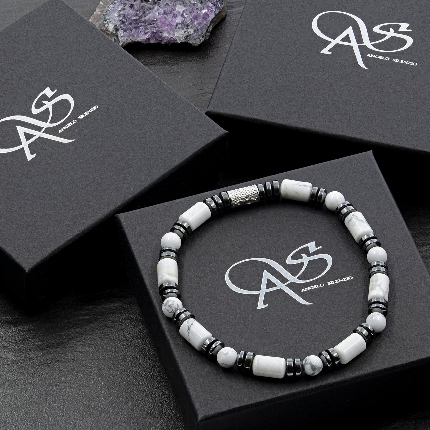 White Turquoise Perlen 6mm Pearl 925 Sterling Silber