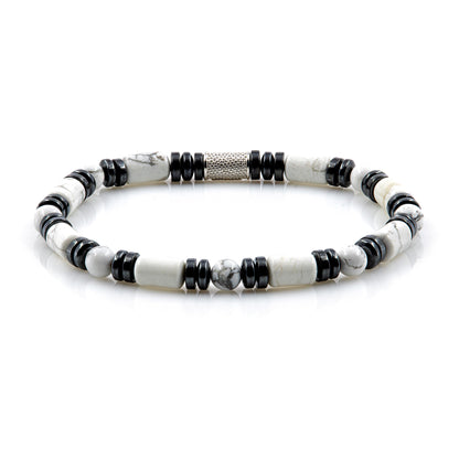 White Turquoise Perlen 6mm Pearl 925 Sterling Silber
