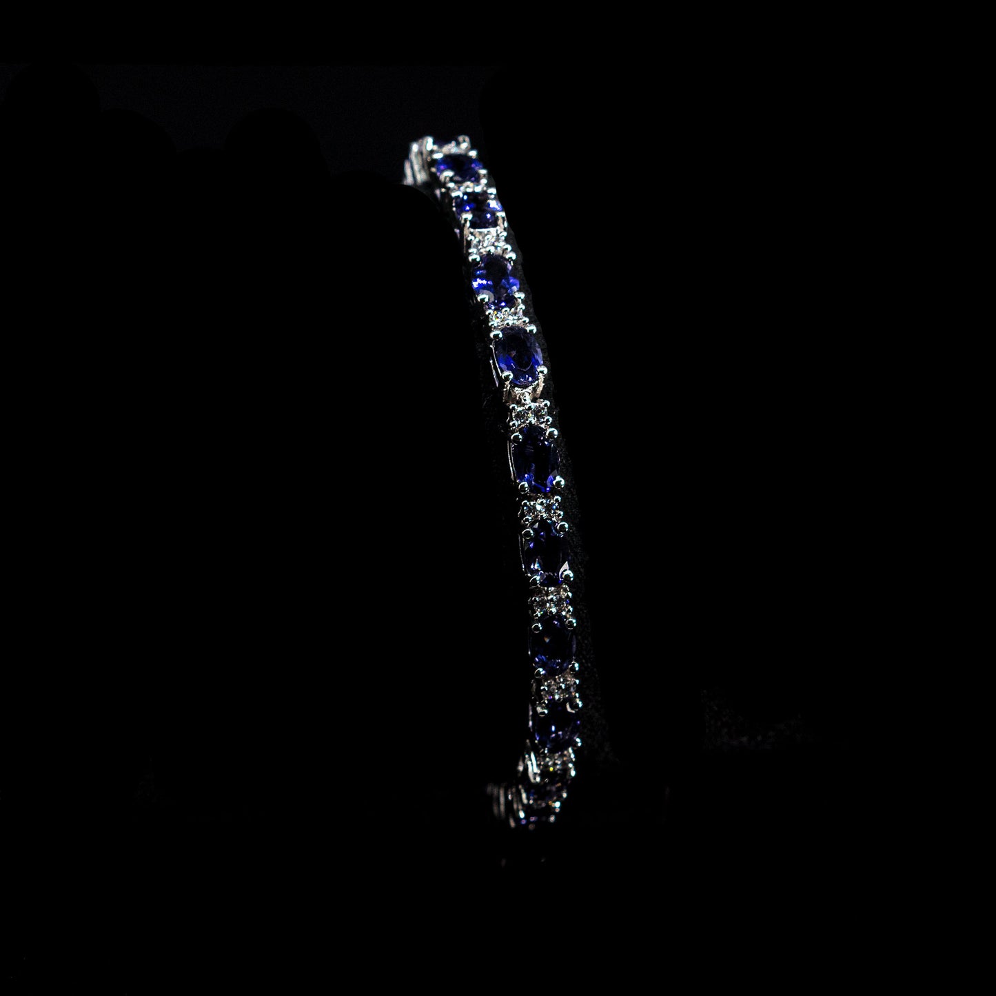 925 Sterling Silber Lolith Edelstein AAA Armband