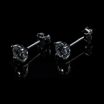 Ohrring 925 Sterling Silber Moissanit Diamant 0,5 Karat