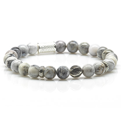 Achat Perlen 925 Sterling Silber Monaco