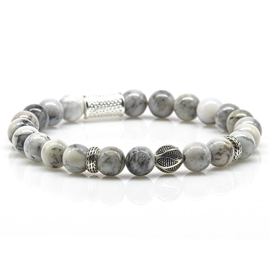 Achat Perlen 925 Sterling Silber Monaco