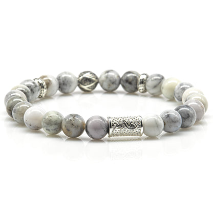 Achat Perlen 925 Sterling Silber Monaco