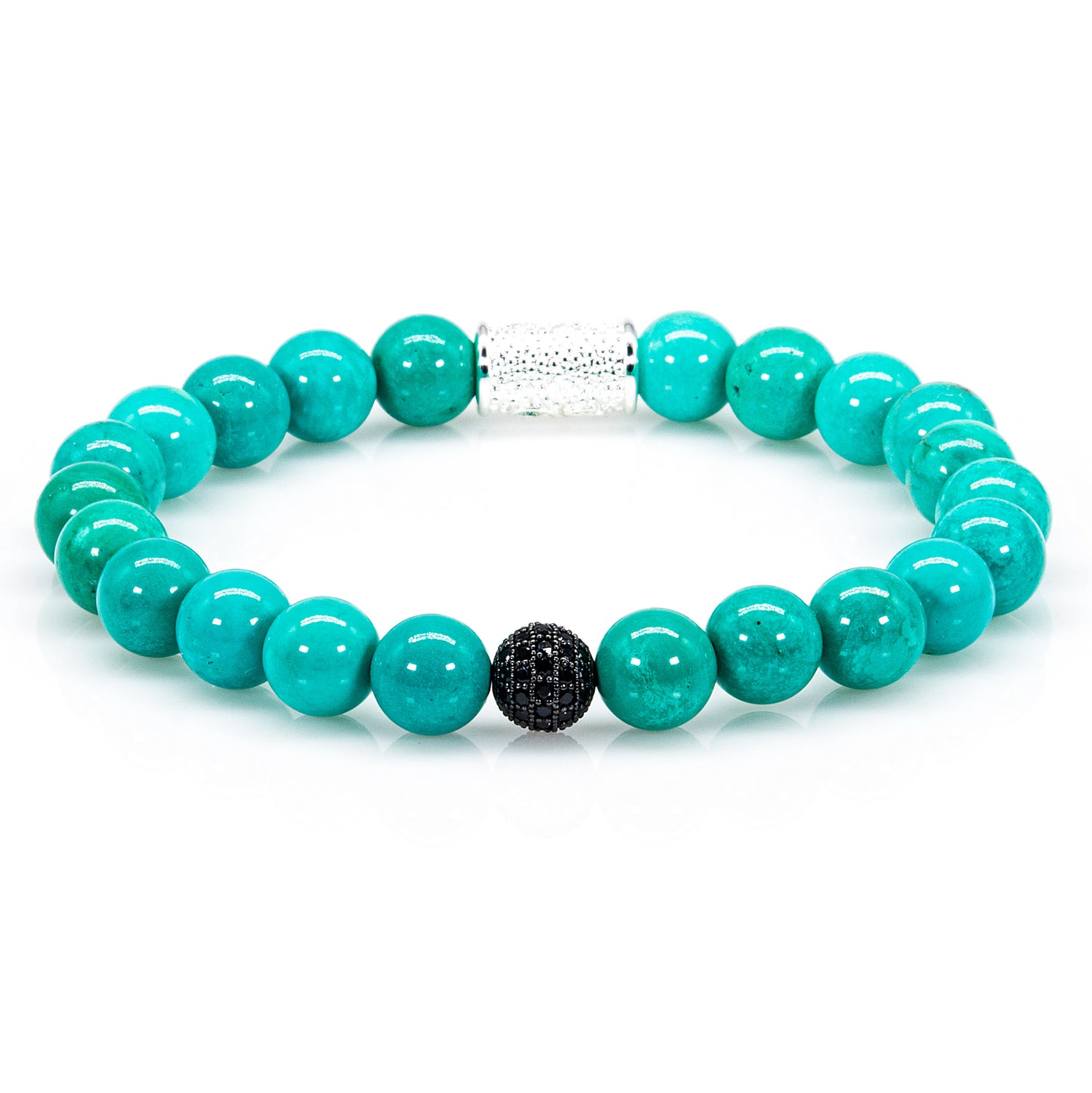 Grüner Türkis Perlen Royal Beads 925 Sterling Silber