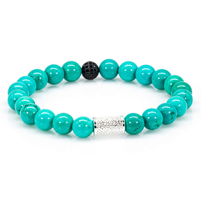 Grüner Türkis Perlen Royal Beads 925 Sterling Silber