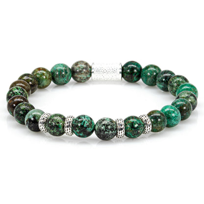 African Türkis Perlen Spacer R 925 Sterling Silber