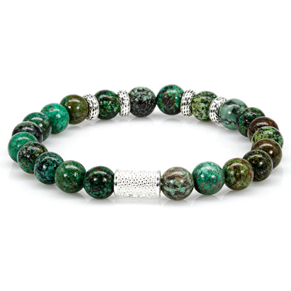 African Türkis Perlen Spacer R 925 Sterling Silber