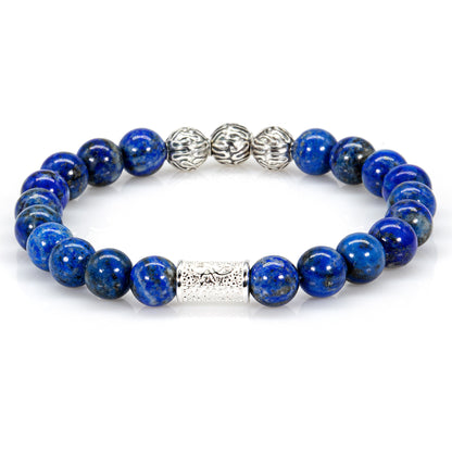 Lapislazuli Perlen Roma 925 Sterling Silber