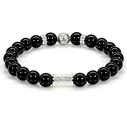 Onyx Perlen Toto 925 Sterling Silber
