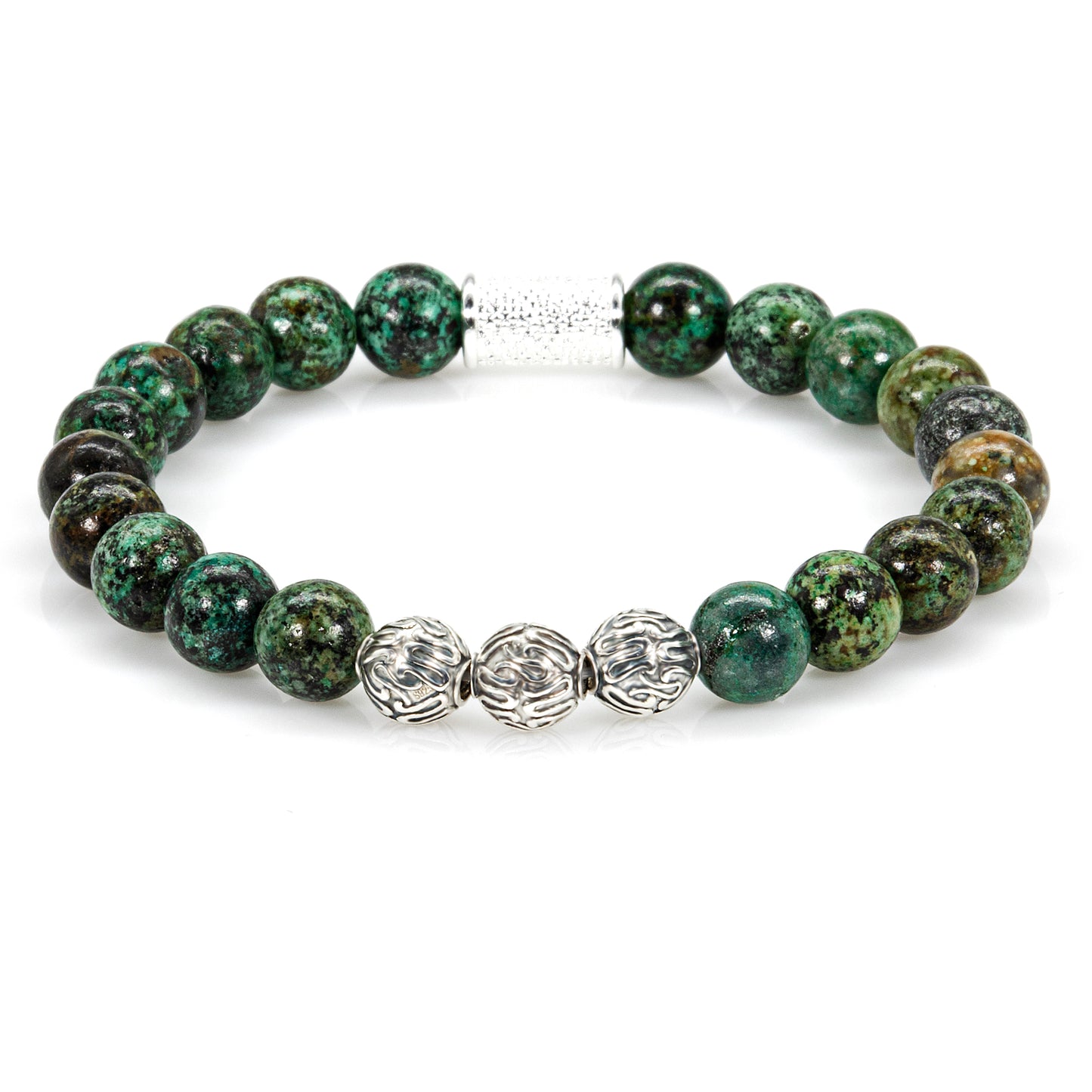 African Türkis Roma 925 Sterling Silber