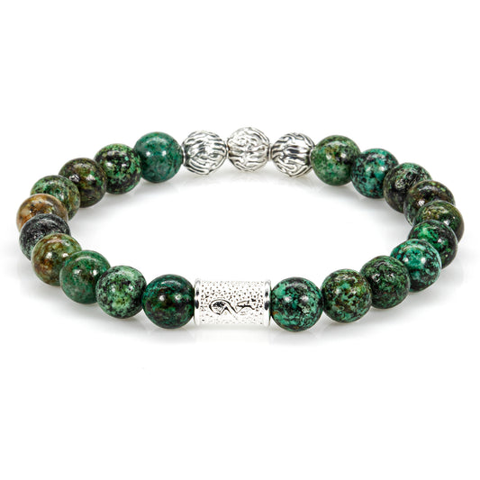 African Türkis Roma 925 Sterling Silber