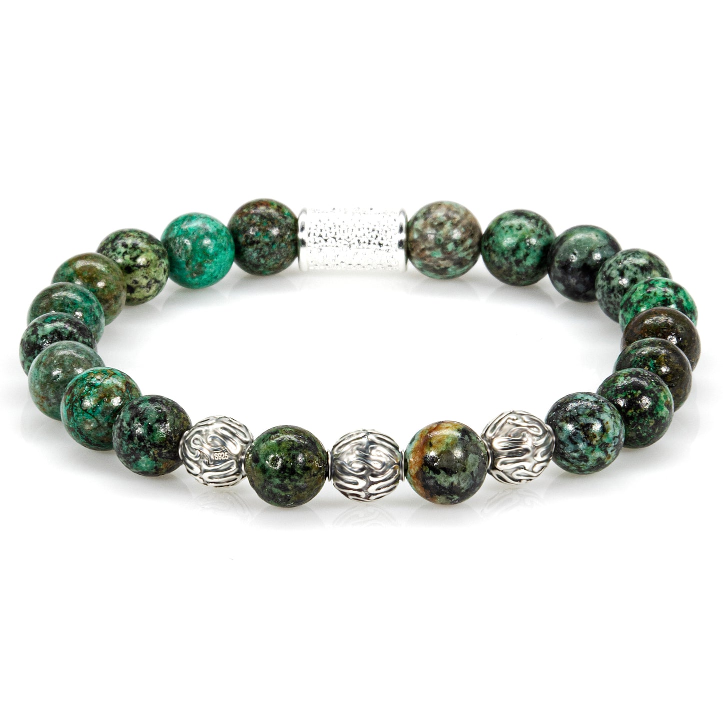 African Türkis Roma 925 Sterling Silber