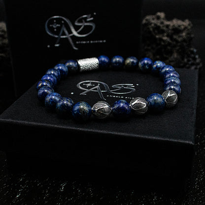 Lapislazuli Perlen Excelsior Silver 925 Sterling Silber
