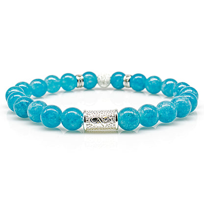 Amazonite Perlen Luna 925 Sterling Silber