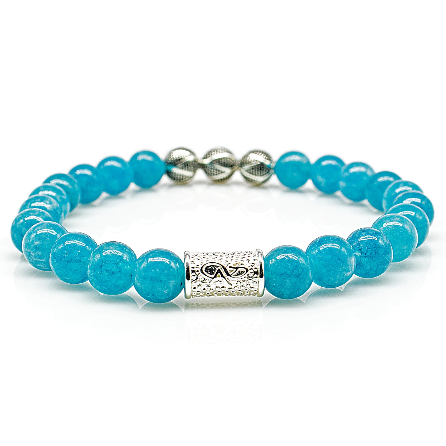 Amazonite Perlen Excelsior Silver 925 Sterling Silber
