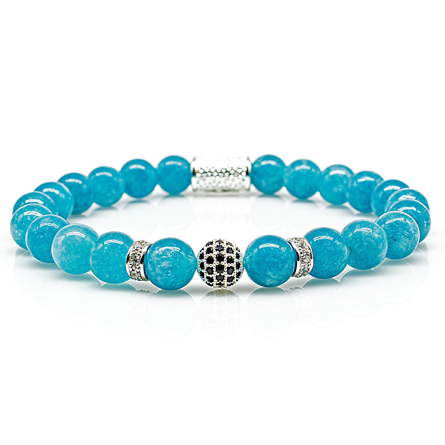 Amazonite Perlen Royal Crown 925 Sterling Silber