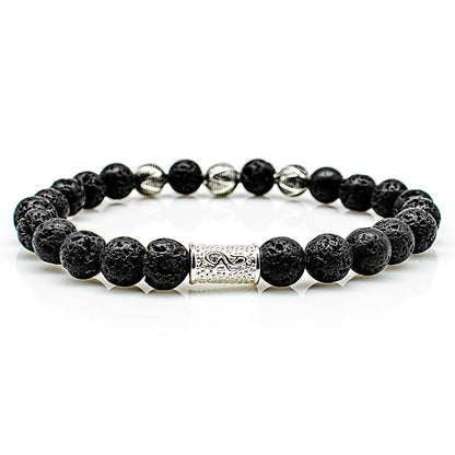 Lava Perlen Excelsior Silver 925 Sterling Silber