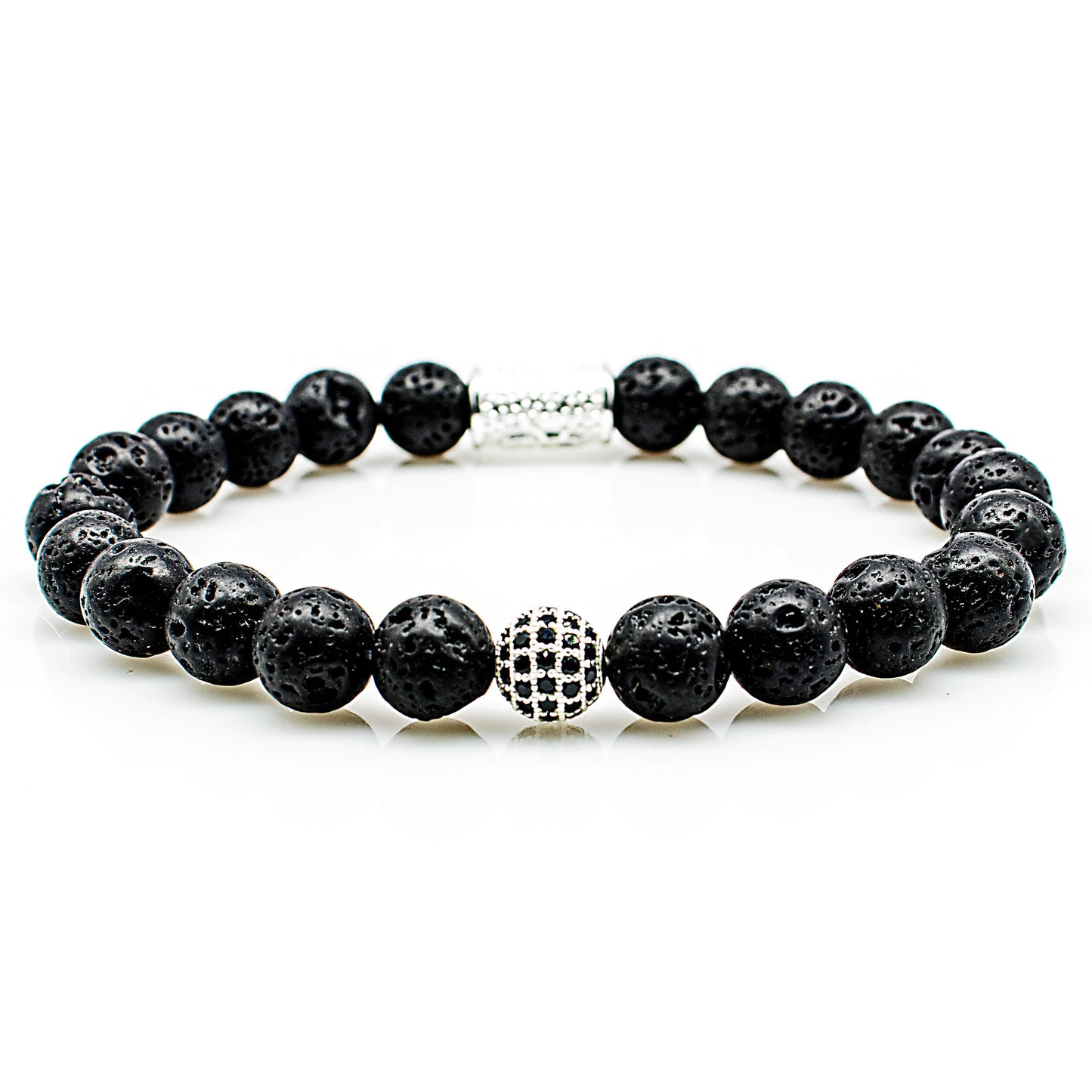 Lava Perlen Royal Beads 925 Sterling Silber