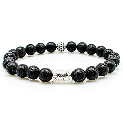 Lava Perlen Royal Beads 925 Sterling Silber